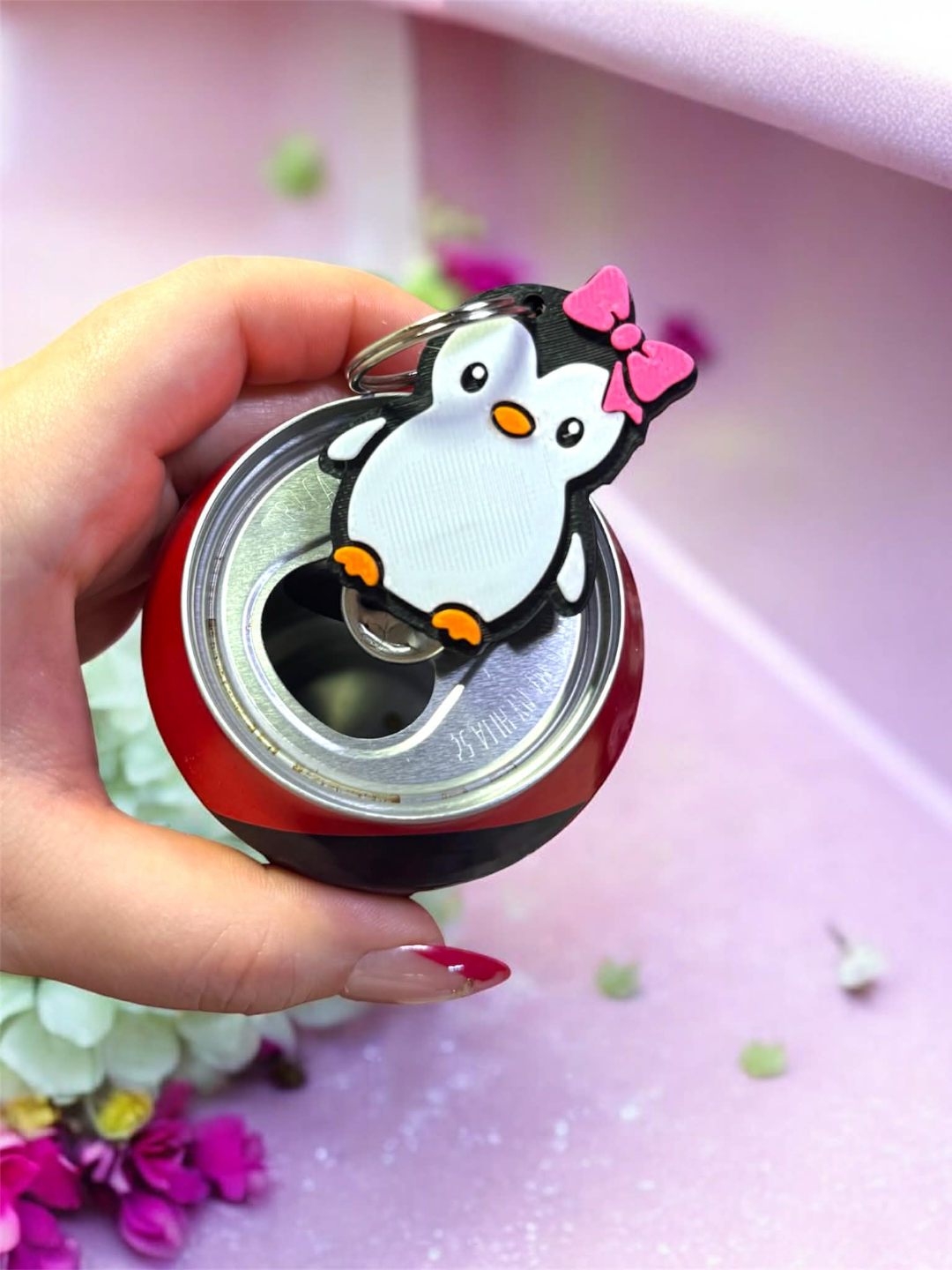Pretty Penguin Pop Tab Opener